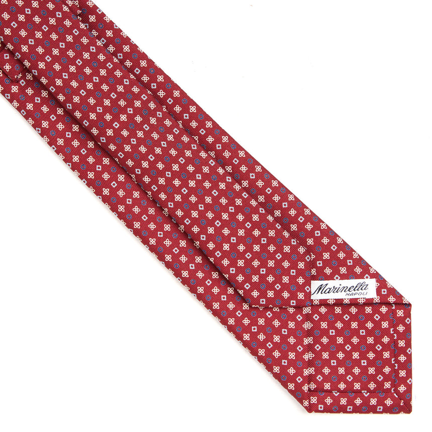 BURGUNDY EXTRA LONG SARTORIAL SILK TIE