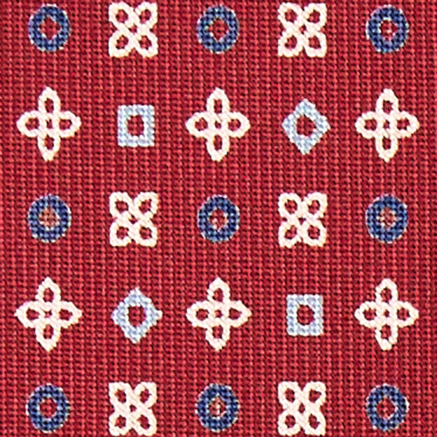 BURGUNDY EXTRA LONG SARTORIAL SILK TIE