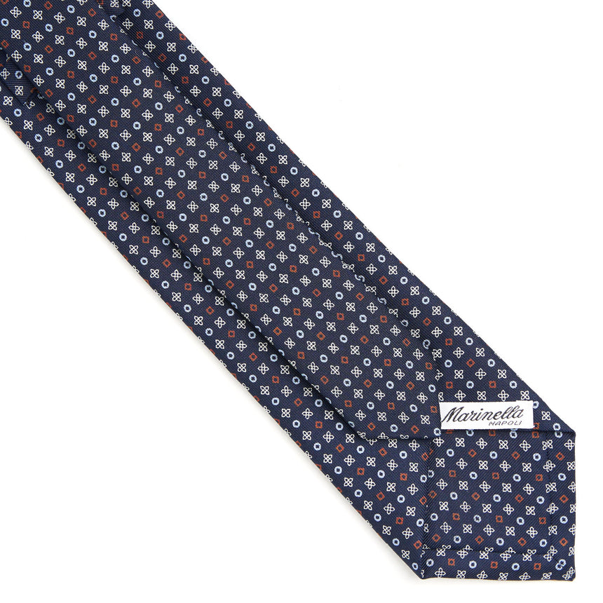 DARK BLUE EXTRA LONG SARTORIAL SILK TIE