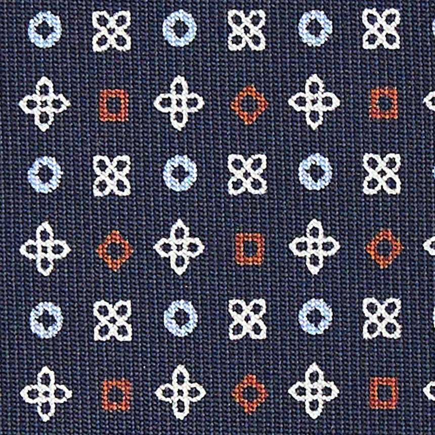 DARK BLUE EXTRA LONG SARTORIAL SILK TIE