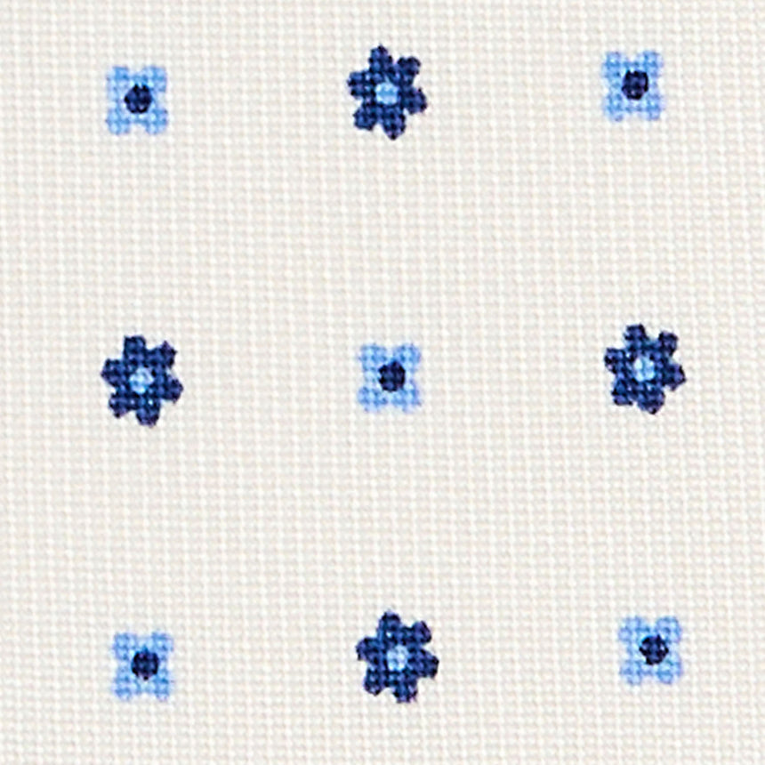 WHITE EXTRA LONG SARTORIAL SILK TIE