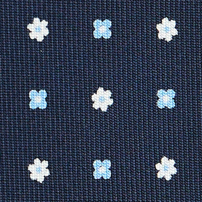 DARK BLUE EXTRA LONG SARTORIAL SILK TIE