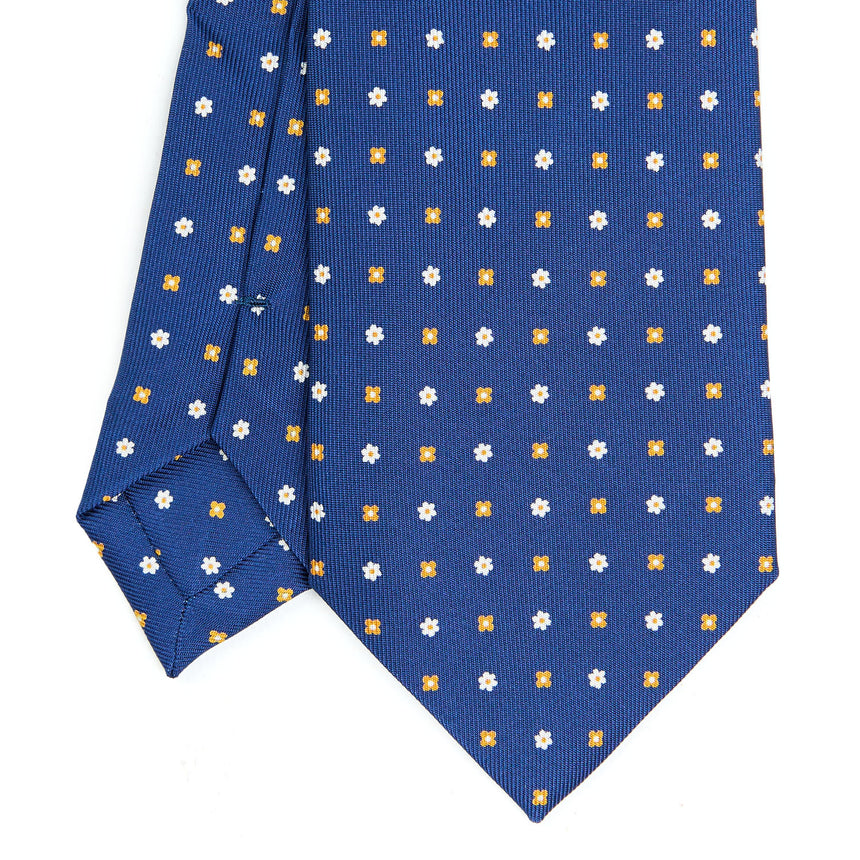 CRAVATTA SARTORIALE EXTRA LONG IN SETA BLU