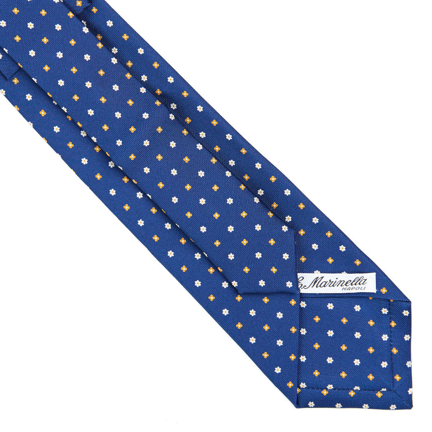 CRAVATTA SARTORIALE EXTRA LONG IN SETA BLU
