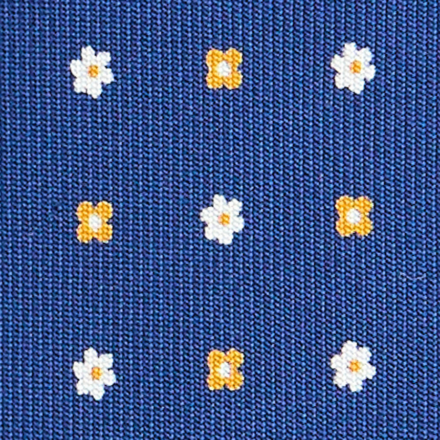 CRAVATTA SARTORIALE EXTRA LONG IN SETA BLU