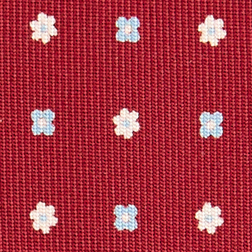 BURGUNDY EXTRA LONG SARTORIAL SILK TIE