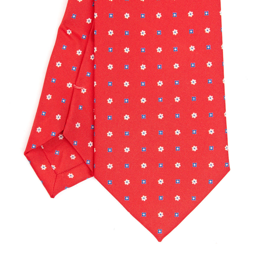 RED EXTRA LONG SARTORIAL SILK TIE
