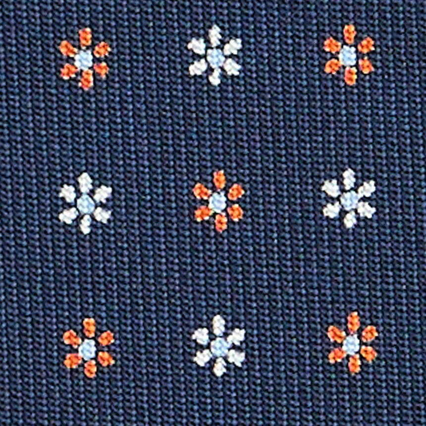 DARK BLUE EXTRA LONG SARTORIAL SILK TIE