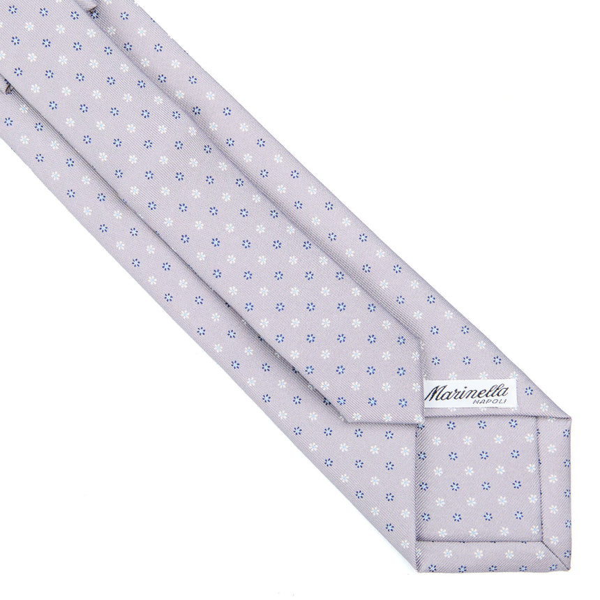 LIGHT GREY EXTRA LONG SARTORIAL SILK TIE