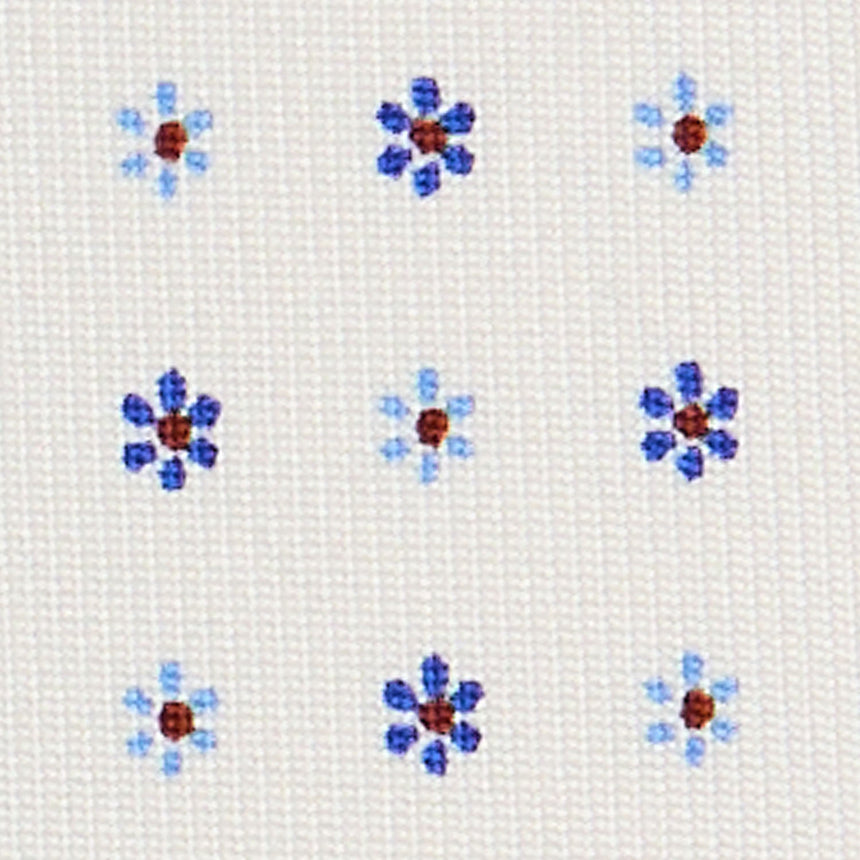 WHITE EXTRA LONG SARTORIAL SILK TIE