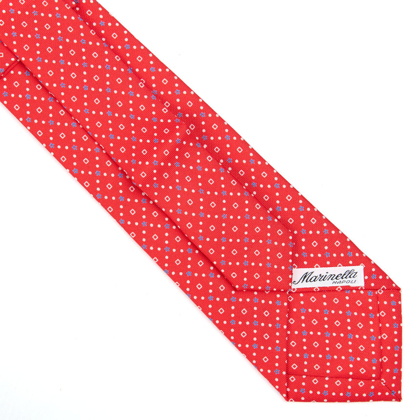 RED EXTRA LONG SARTORIAL SILK TIE