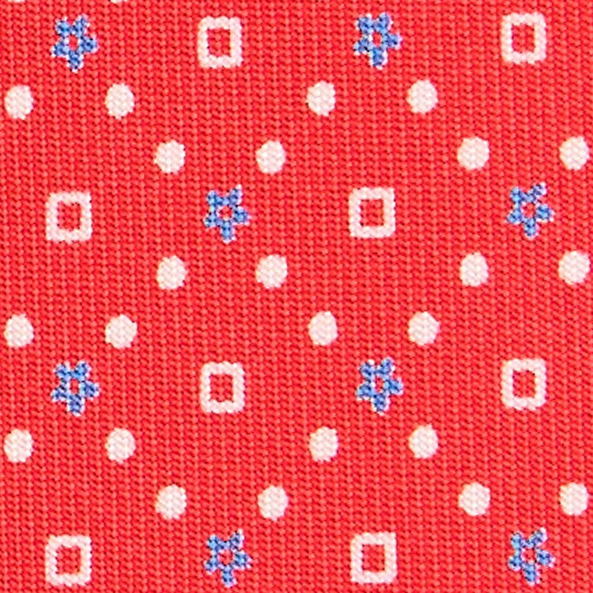 RED EXTRA LONG SARTORIAL SILK TIE