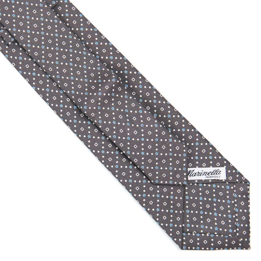 DARK GREY EXTRA LONG SARTORIAL SILK TIE
