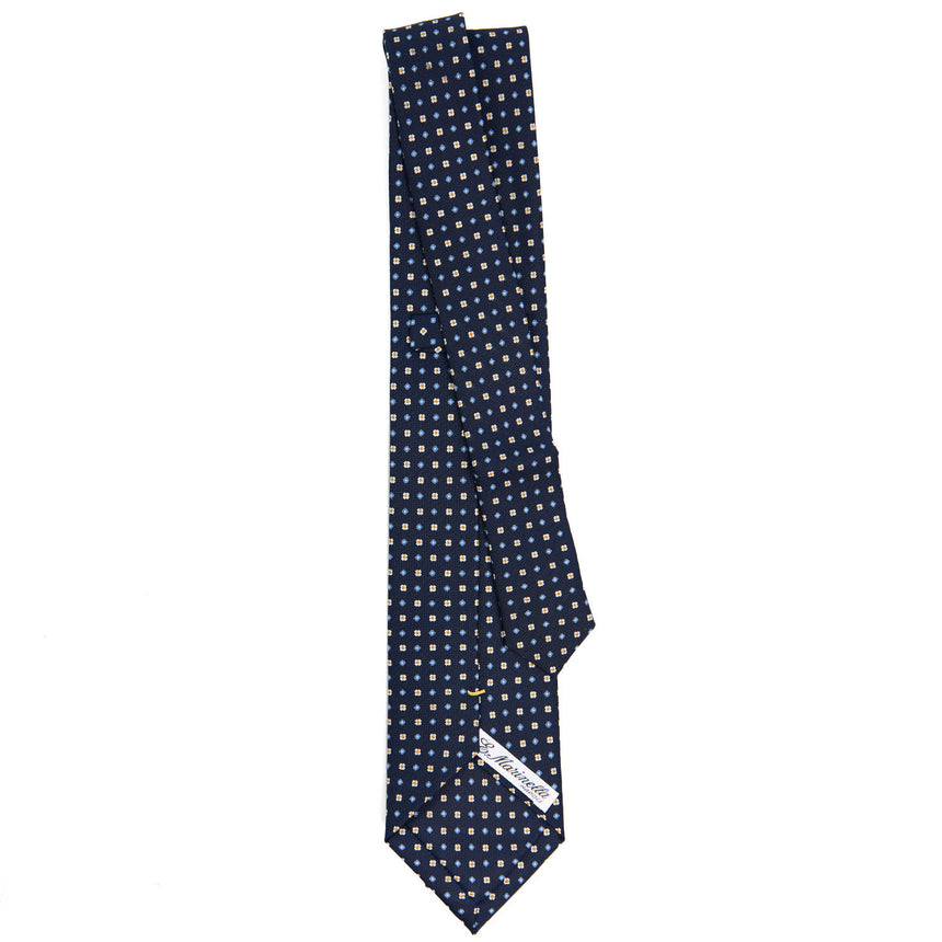 DARK BLUE EXTRA LONG SARTORIAL SILK TIE