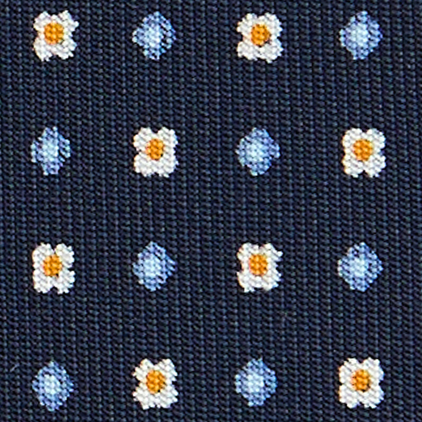 DARK BLUE EXTRA LONG SARTORIAL SILK TIE