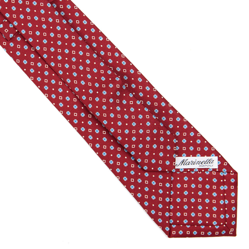 BURGUNDY EXTRA LONG SARTORIAL SILK TIE