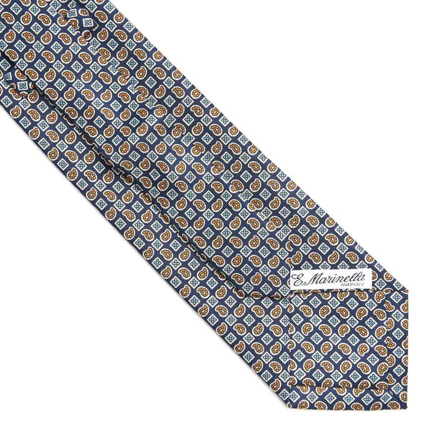 DARK BLUE EXTRA LONG SARTORIAL SILK TIE