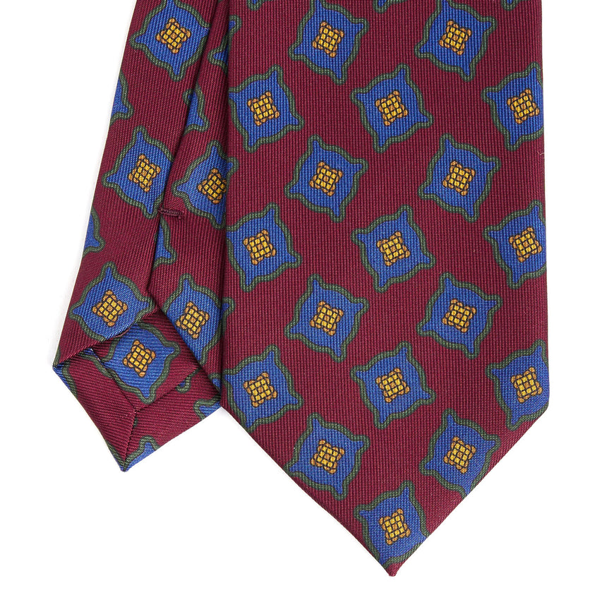 BURGUNDY HERITAGE COLLECTION SILK TIE