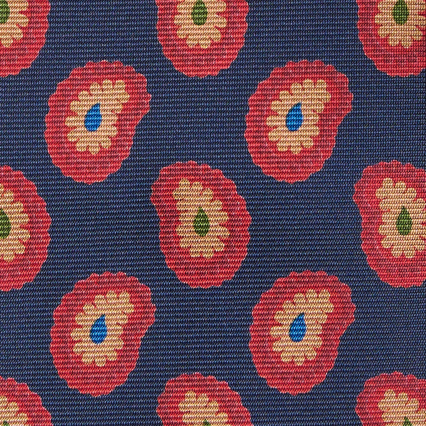 DARK BLUE SILK TIE