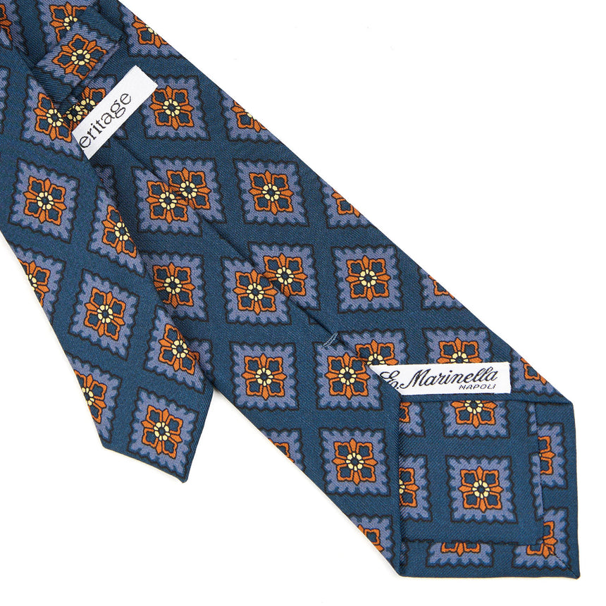 BLUE HERITAGE COLLECTION SILK TIE