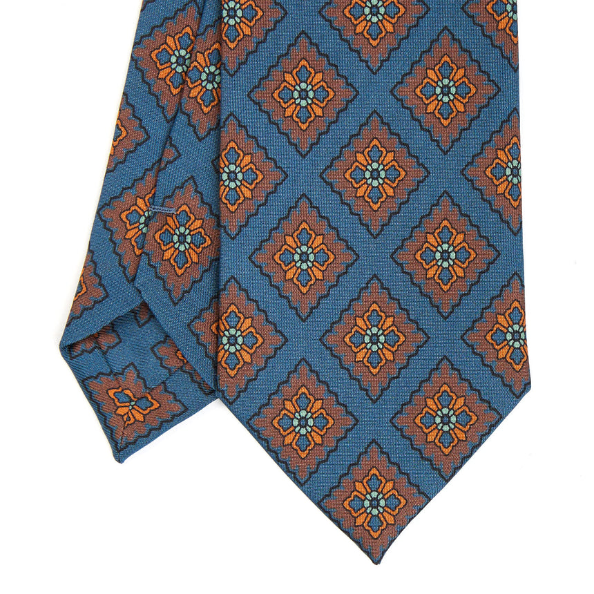 BLUE SILK TIE