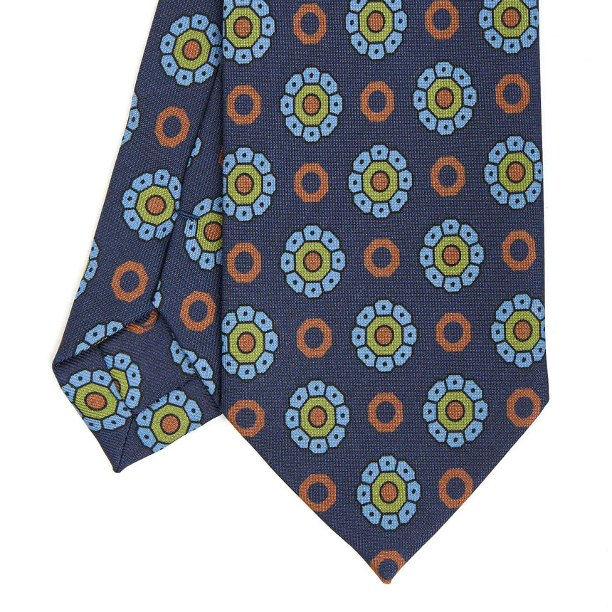 DARK BLUE SILK TIE