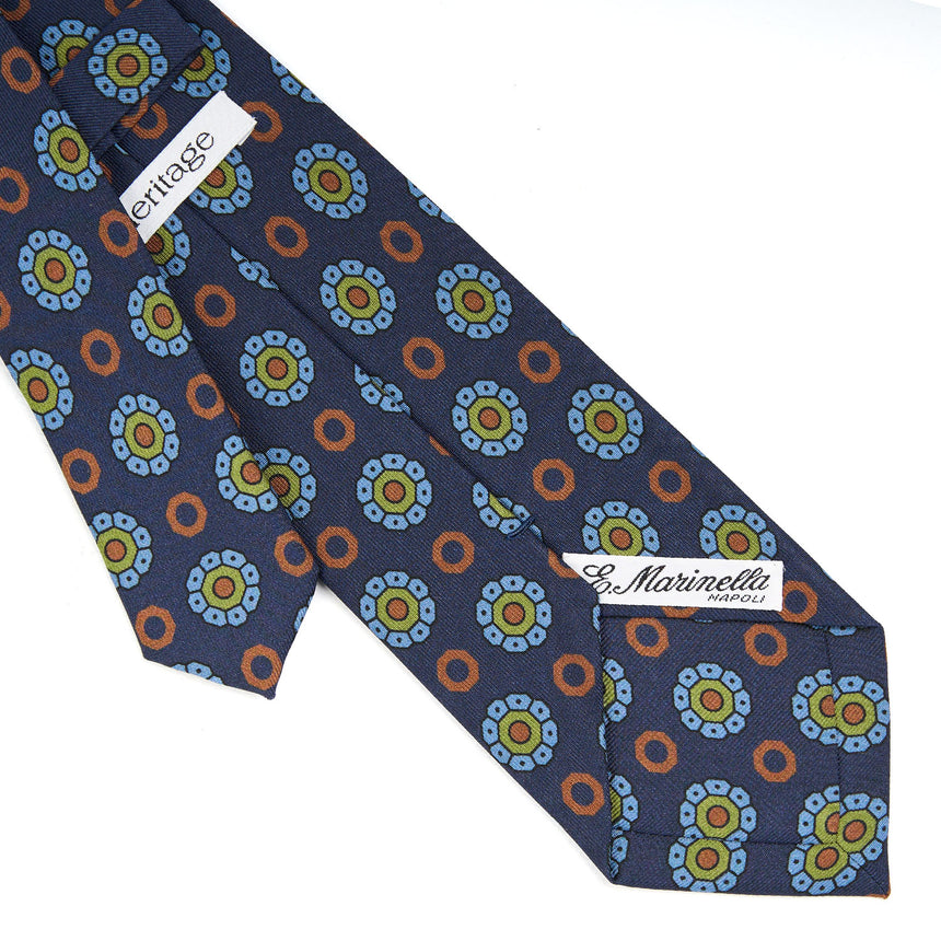 DARK BLUE SILK TIE