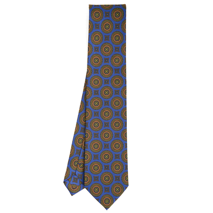 MID BLUE SILK TIE