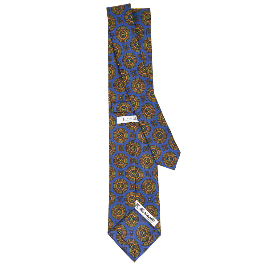 MID BLUE SILK TIE