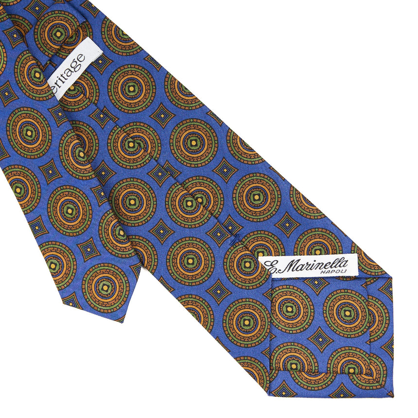 MID BLUE SILK TIE