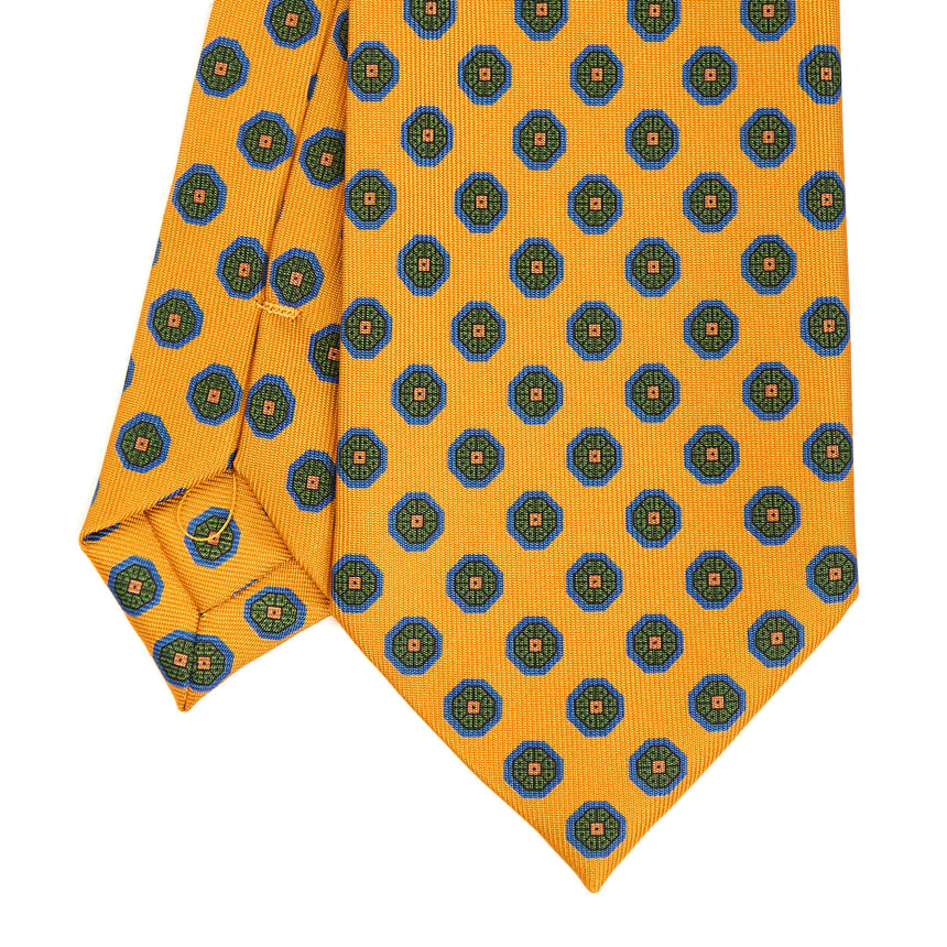 ORANGE HERITAGE COLLECTION SILK TIE
