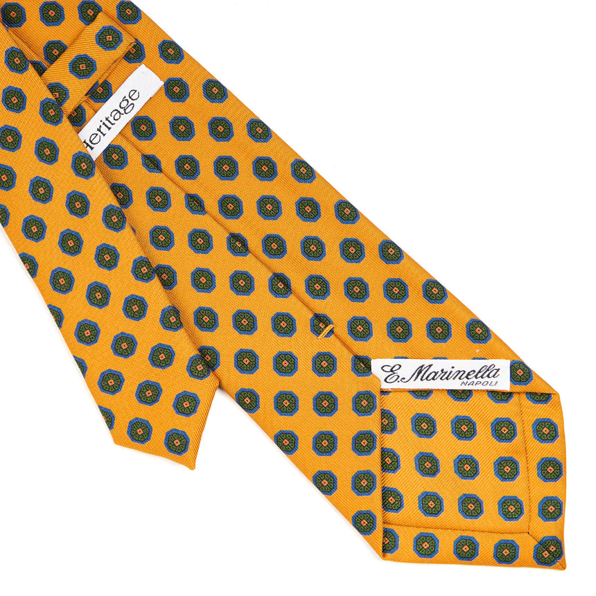 ORANGE HERITAGE COLLECTION SILK TIE