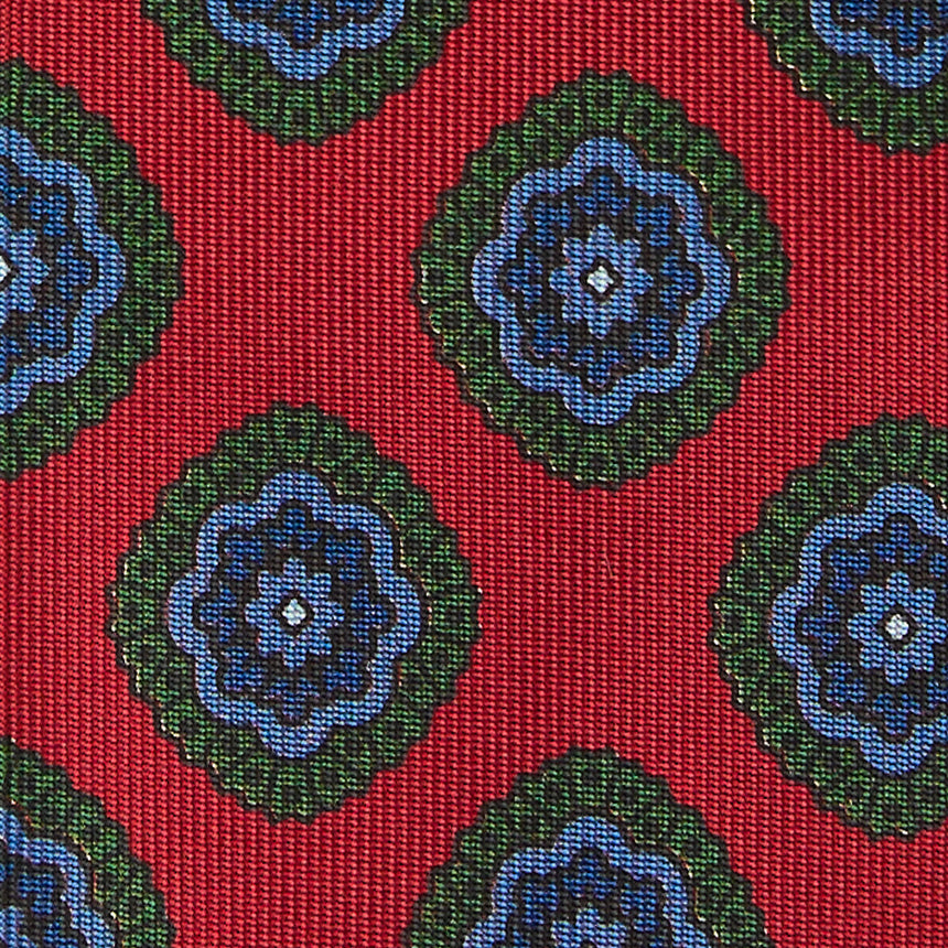 CRAVATTA IN SETA BORDEAUX