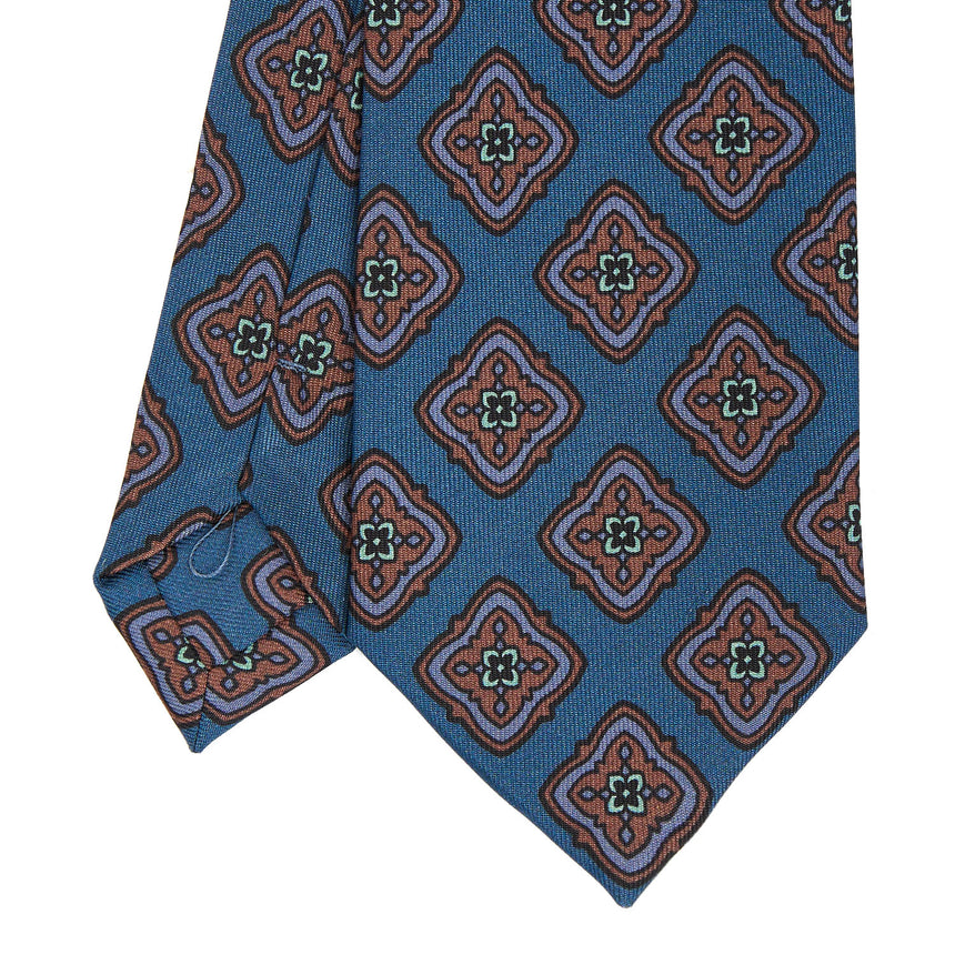 BLUE SILK TIE