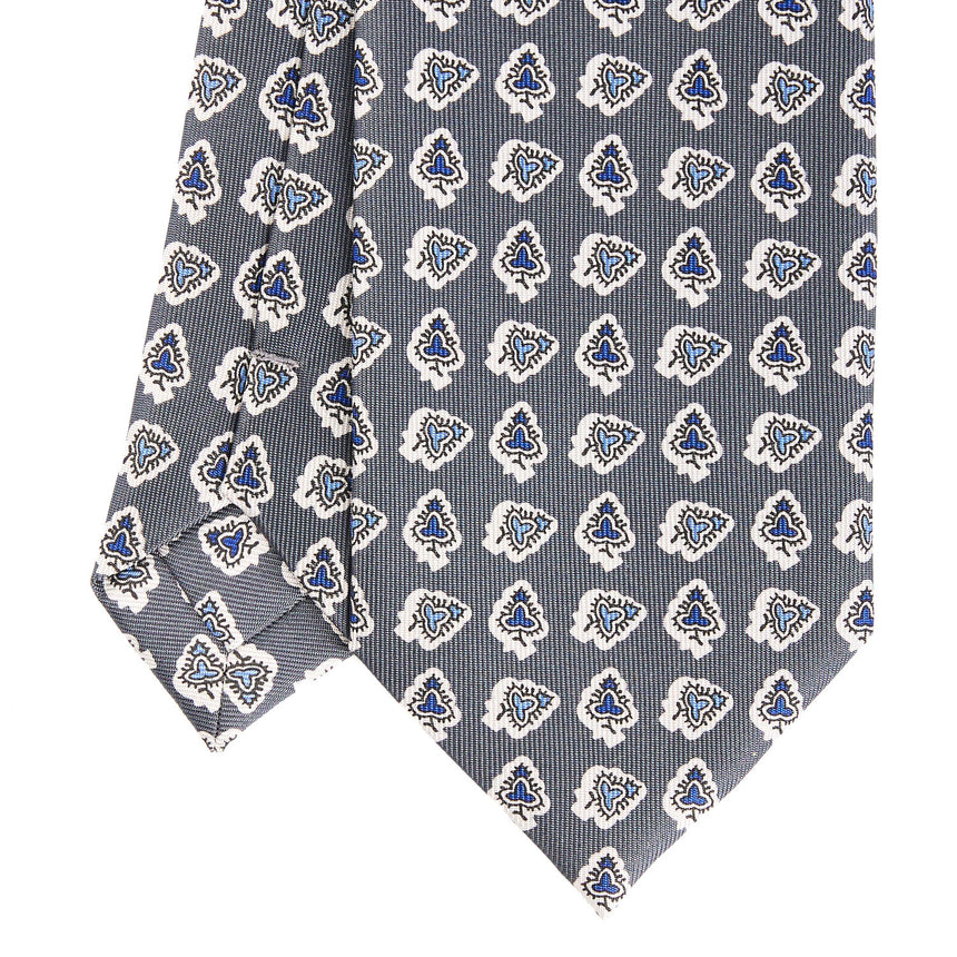 DARK GREY HERITAGE SILK TIE