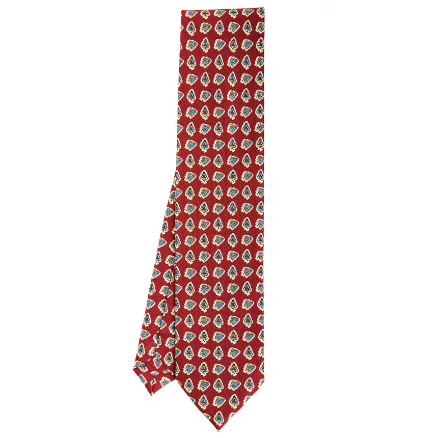 BURGUNDY HERITAGE COLLECTION SILK TIE