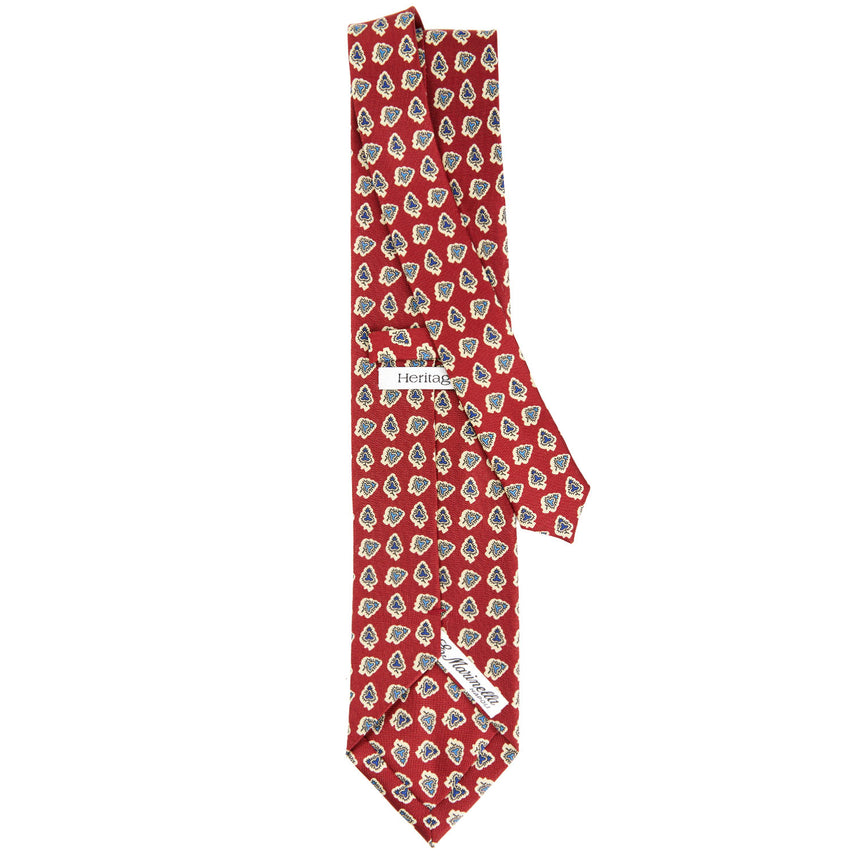 BURGUNDY HERITAGE COLLECTION SILK TIE
