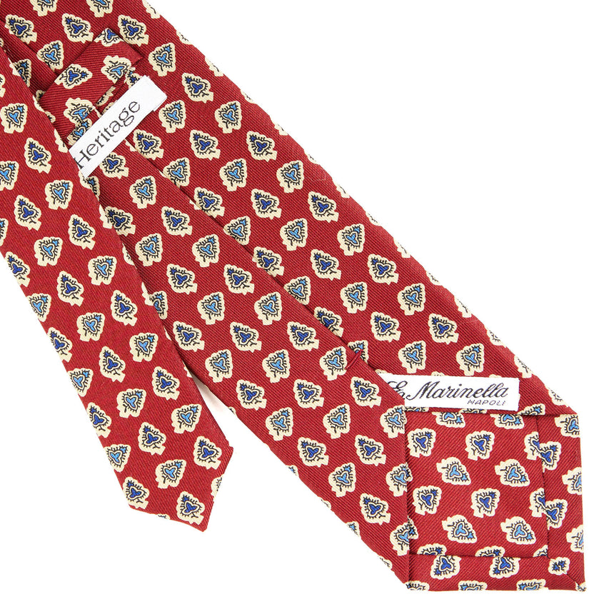 BURGUNDY HERITAGE COLLECTION SILK TIE