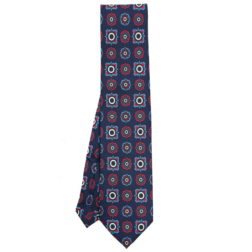 DARK BLUE EXTRA LONG SILK TIE