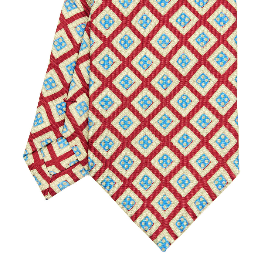RED EXTRA LONG SILK TIE