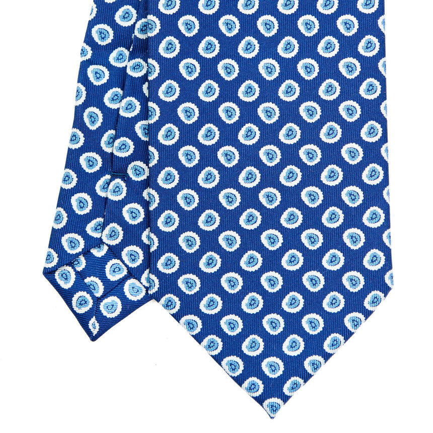 CRAVATTA SARTORIALE EXTRA LONG IN SETA BLU