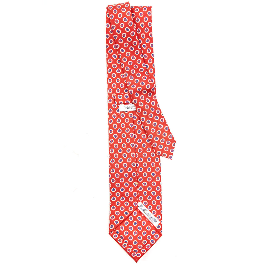 CRAVATTA SARTORIALE EXTRA LONG IN SETA ROSSA