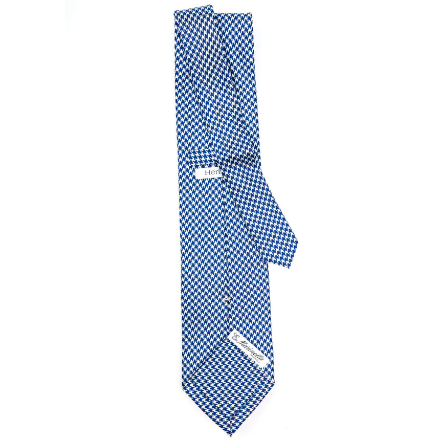 CRAVATTA SARTORIALE EXTRA LONG IN SETA BLU