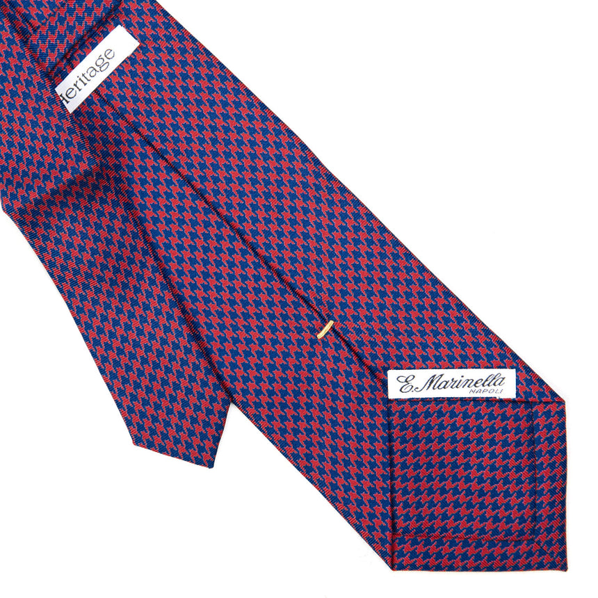 CRAVATTA SARTORIALE EXTRA LONG IN SETA BORDEAUX