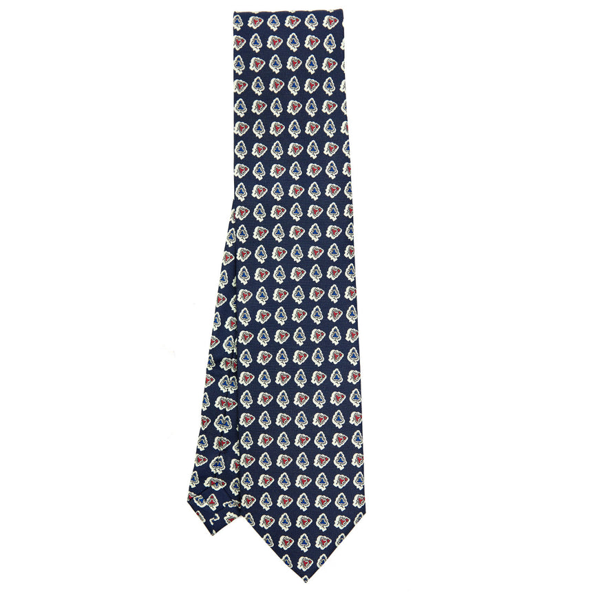 DARK BLUE EXTRA LONG SILK TIE