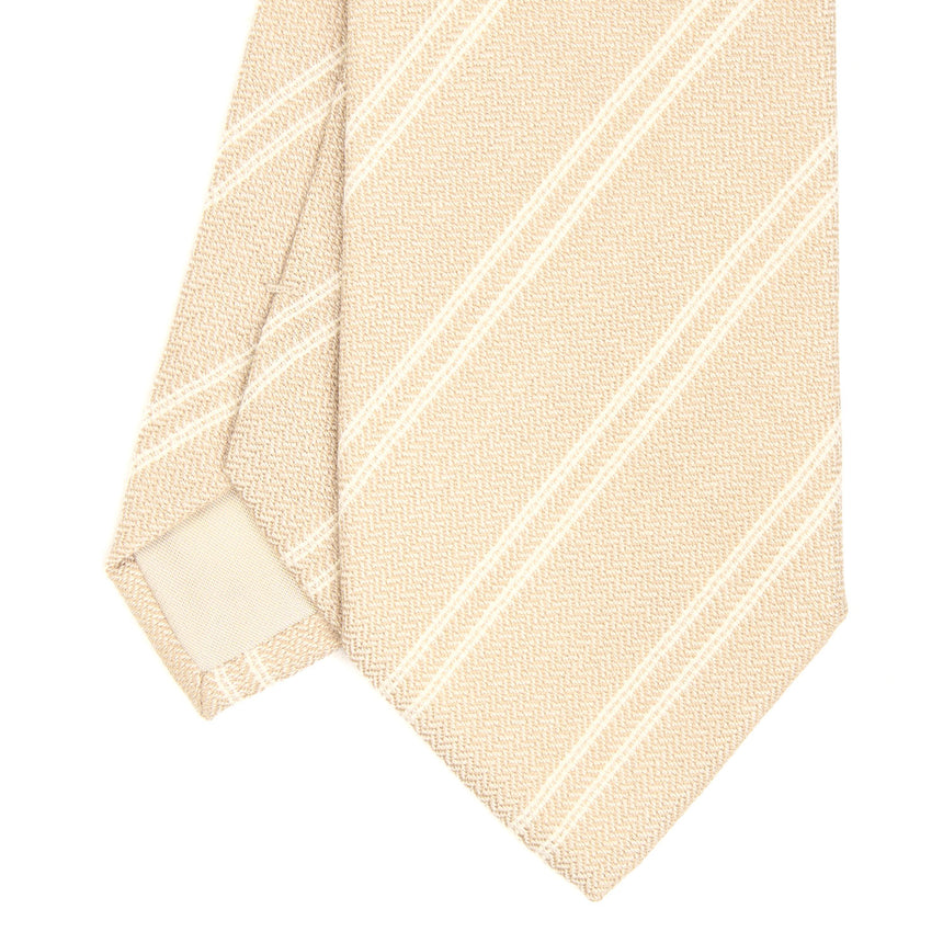 BEIGE WOOL TIE