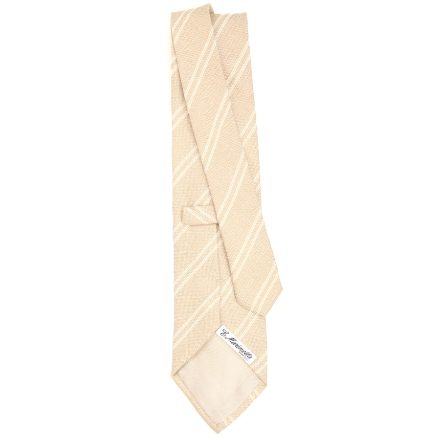 BEIGE WOOL TIE