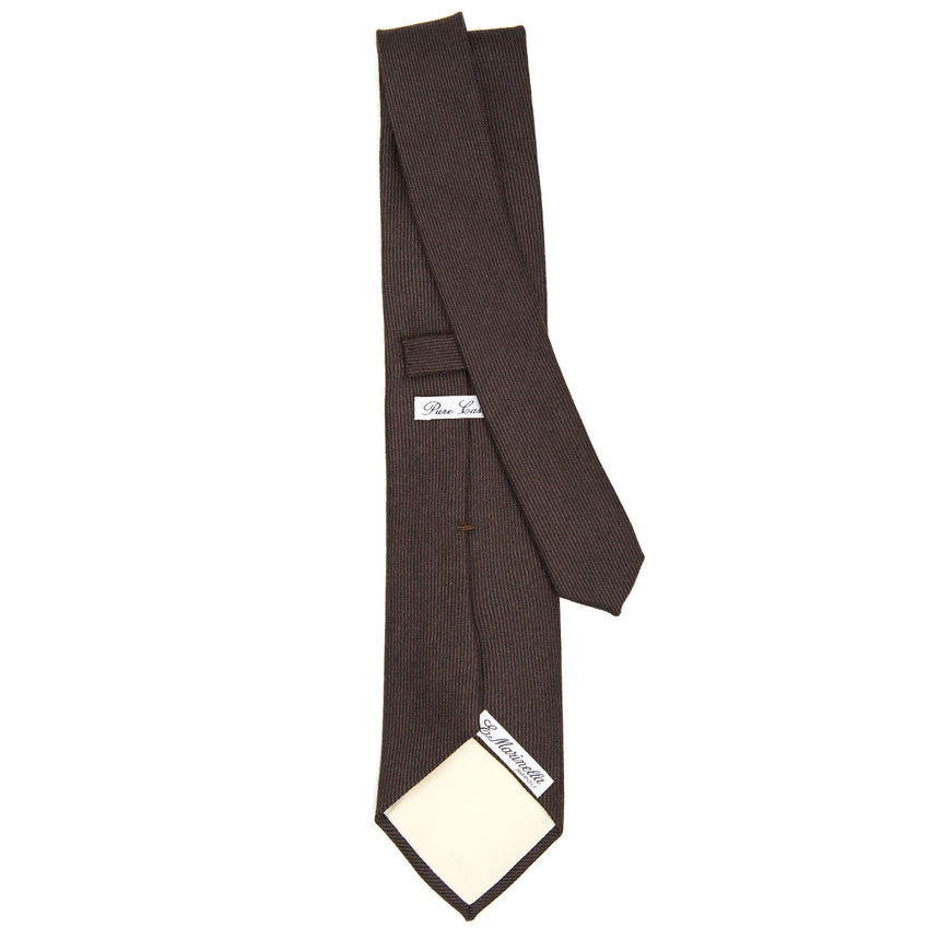 DARK BROWN WOOL TIE