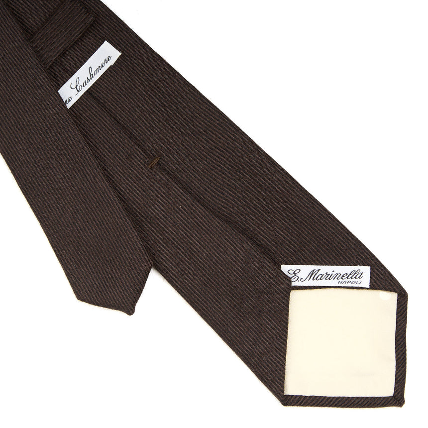 DARK BROWN WOOL TIE