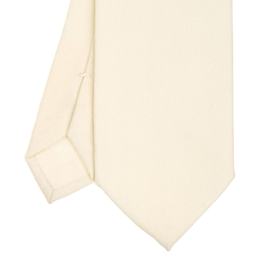 BEIGE WOOL TIE